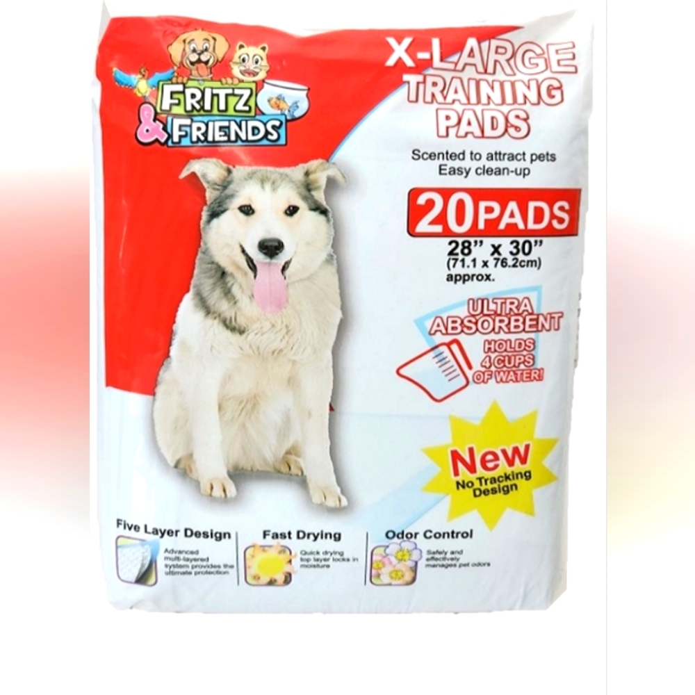 X-Large Pet Pads Pee or Poop 20 CT